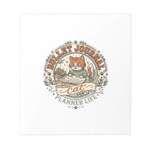 Bullet Journal Katze Bullet Journal Katze Vintage  Notizblock