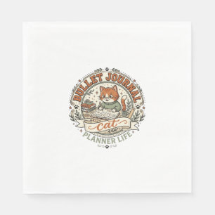 Bullet Journal Katze Bullet Journal Katze Vintage Serviette