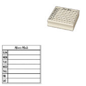 Bullet Journal Meetingplaner Gummistempel (Stempel)