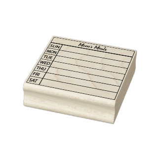 Bullet Journal Meetingplaner Gummistempel