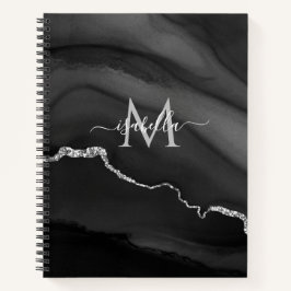 Bullet Journal mit Blue Marble Custom Monogram Notizblock