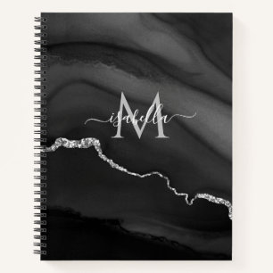 Bullet Journal mit Blue Marble Custom Monogram Notizblock