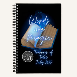 Bullet Journal offiziell Tourney of Tales Juli 202 Notizblock