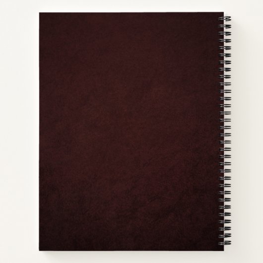 Bullet Journal "personalisiert Art Deco" Notizblock (Rückseite)