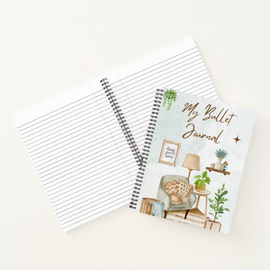 Bullet Journal - Zuhause Theme Notizblock (Innenseite)