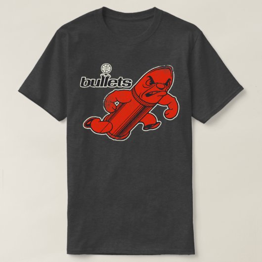 Bullet Man Retro Mascot T-Shirt (Design vorne)