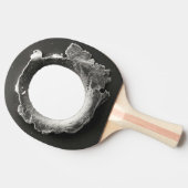 Bullet Metal Fake Hole Funny Tischtennis Schläger (Seitenansicht)