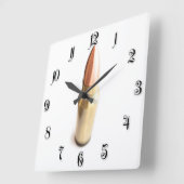 Bullet Quadratische Wanduhr (Winkel)