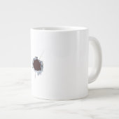 Bullet Shot Hole Jumbo-Tasse (Vorderseite Rechts)