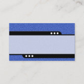 Bullet Train - Blaue Textur Visitenkarte (Rückseite)