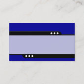 Bullet Train - Blue (000099) Visitenkarte (Rückseite)