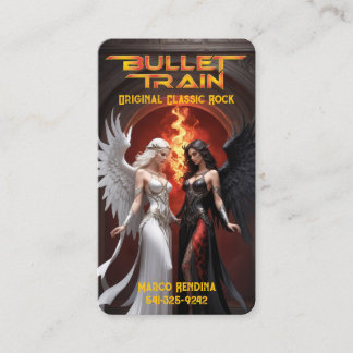 Bullet Train Business Card Visitenkarte