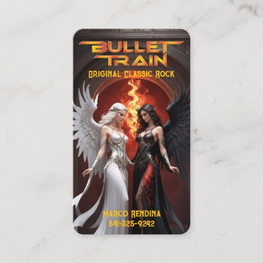 Bullet Train Business Card Visitenkarte (Vorderseite)