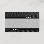 Bullet Train - Dunkle Maze Visitenkarte (Rückseite)