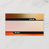 Bullet Train - Geschäftskarte für weiche Gradiente Visitenkarte (Rückseite)
