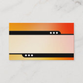 Bullet Train - Geschäftskarte für weiche Gradiente Visitenkarte (Rückseite)