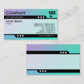 Bullet Train - Geschäftskarte für weiche Gradiente Visitenkarte (Vorne/Hinten)