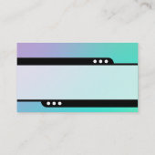 Bullet Train - Geschäftskarte für weiche Gradiente Visitenkarte (Rückseite)