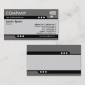 Bullet Train - Gray (666666) Visitenkarte (Vorne/Hinten)