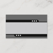 Bullet Train - Gray (666666) Visitenkarte (Rückseite)