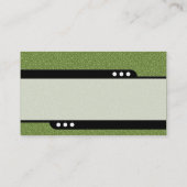 Bullet Train - Grüne Textur Visitenkarte (Rückseite)