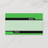 Bullet Train - Helle grüne Textur Visitenkarte (Rückseite)