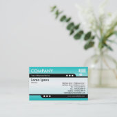 Bullet Train - Horizont Glow 01 Visitenkarte (Stehend Vorderseite)