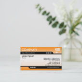 Bullet Train - Horizont Glow 02 Visitenkarte (Stehend Vorderseite)