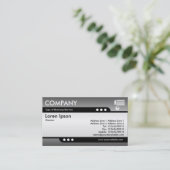 Bullet Train - Horizont Glow 04 Visitenkarte (Stehend Vorderseite)