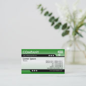 Bullet Train - Horizont Glow 05 Visitenkarte (Stehend Vorderseite)