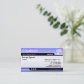 Bullet Train - Horizont Glow 06 Visitenkarte (Stehend Vorderseite)