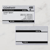 Bullet Train - Leichtgrau gepresste Papiertextur Visitenkarte (Vorne/Hinten)