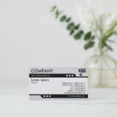 Bullet Train - Leichtgrau gepresste Papiertextur Visitenkarte (Stehend Vorderseite)