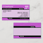 Bullet Train - Magenta Faltenpapier Textur Visitenkarte (Vorne/Hinten)