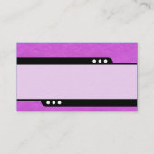 Bullet Train - Magenta Faltenpapier Textur Visitenkarte (Rückseite)