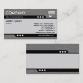 Bullet Train - Mid Gray Embossed Texture Visitenkarte (Vorne/Hinten)