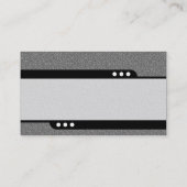 Bullet Train - Mid Gray Embossed Texture Visitenkarte (Rückseite)