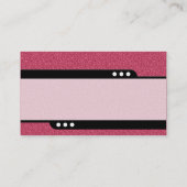 Bullet Train - rot verkleidete Textur Visitenkarte (Rückseite)