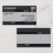 Bullet Train - Schwarze Denim Textur Visitenkarte (Vorne/Hinten)