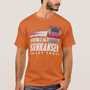 Bullet Train Shinkansen Japanisches Kanji Japan Ra T-Shirt