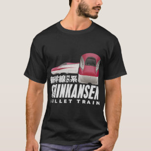 Bullet Train Shinkansen Japanisches Kanji Japan Ra T-Shirt