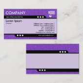 Bullet Train - Violett mit verzierter Textur Visitenkarte (Vorne/Hinten)