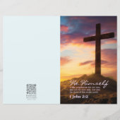 Bulletin Template für die Dusk Scripting Church (Vorderseite)