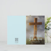 Bulletin-Vorlage für Holzkreuz (Stehend Vorderseite)