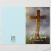 Bulletin-Vorlage für Holzkreuz (Vorderseite)