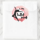 Bulletproof Aufkleber (Tasche)