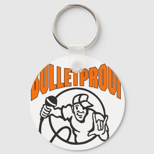 Bulletproof-Logo Schlüsselanhänger (Vorderseite)