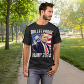 Bulletproof Pro Donald Trump 2024 Wahl USA T-Shirt