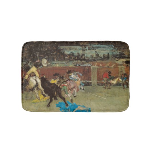 Bullfight (von Marià Fortuny) Badematte (Vorderseite)