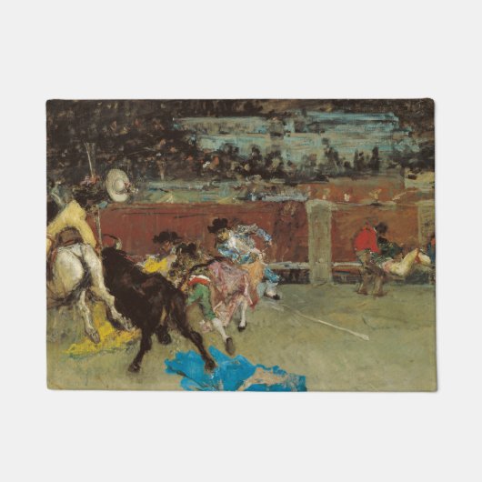 Bullfight (von Marià Fortuny) Fußmatte (Vorderseite)